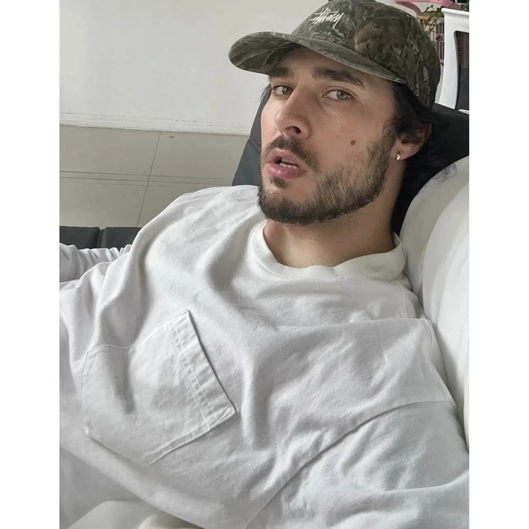 suphartt卡哈t恤长袖男女纯棉上衣秋宽松工装口袋重磅大码