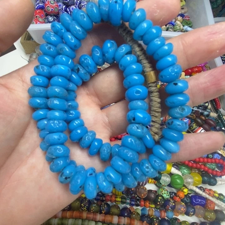 颈饰琉璃尼泊尔破破珠