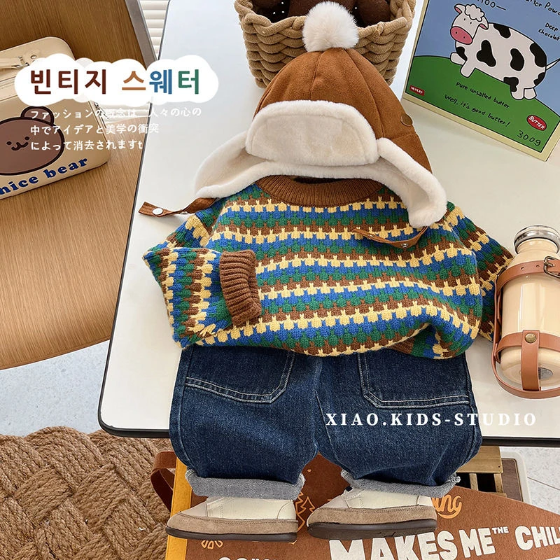 儿童冬加厚保暖黄色毛领外套247