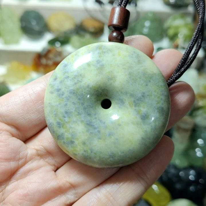 岫玉平安扣未镶嵌