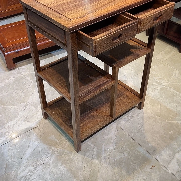 帽***哥置物架黑酸枝木类置物架60x40x80