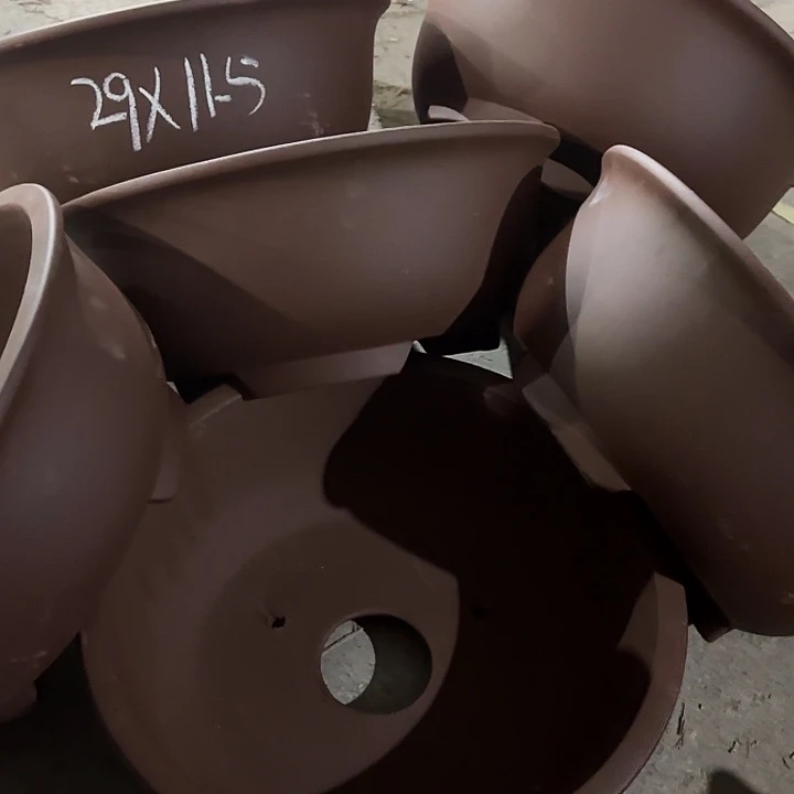 紫砂花盆100-6。 29-11.5。