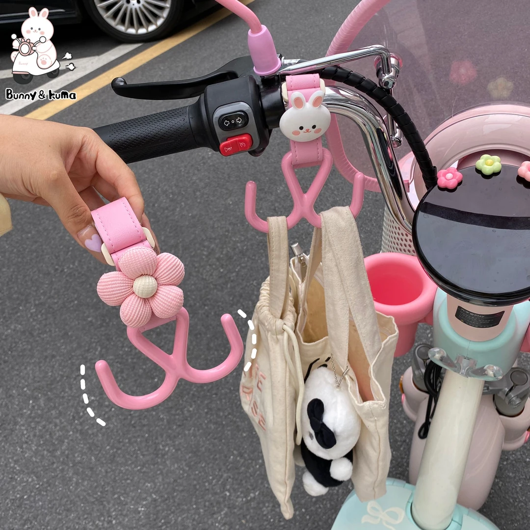 电动车挂钩强力承重大双钩踏板电瓶车挂包挂东西前置通用钩子双钩