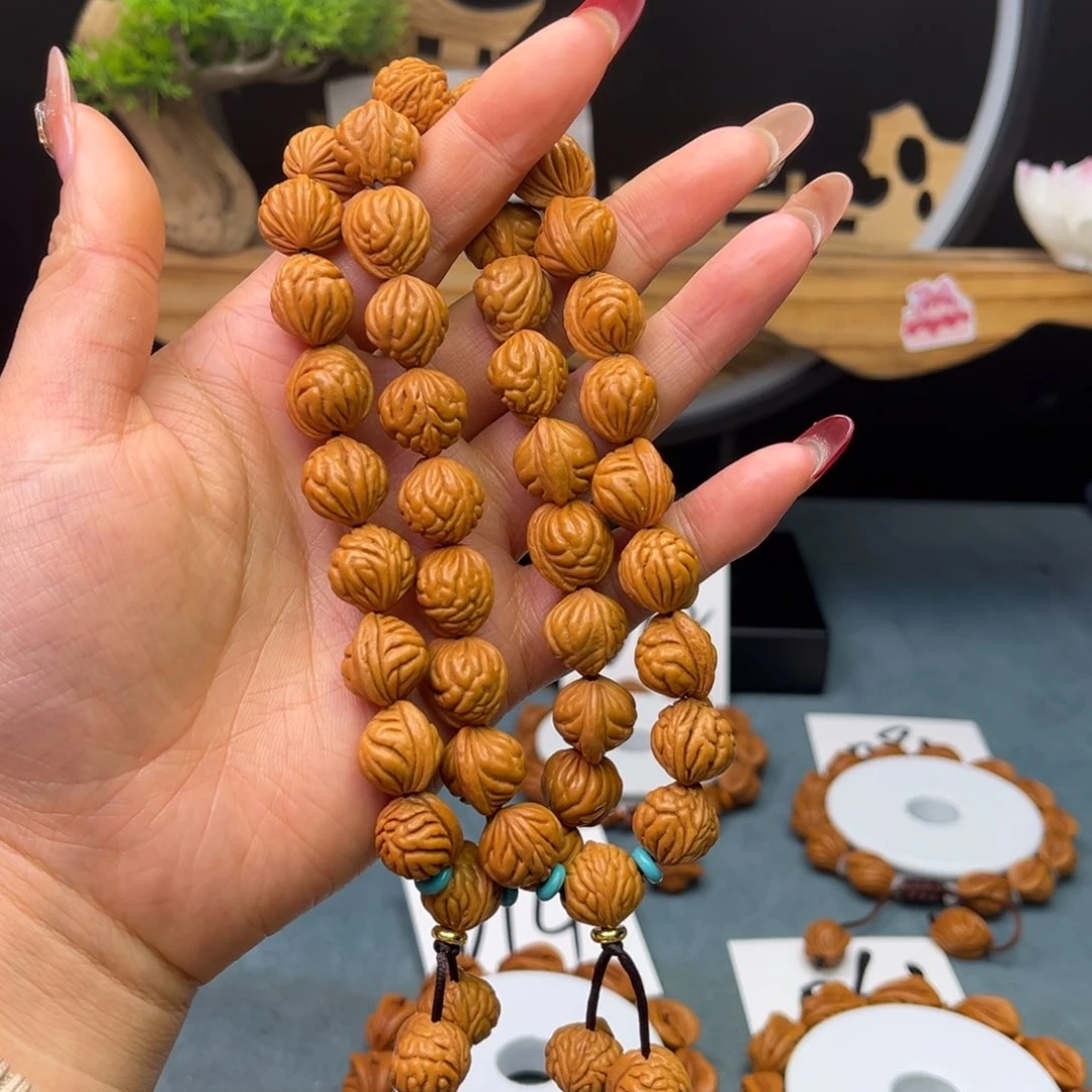 桃核手串13小金豆手持