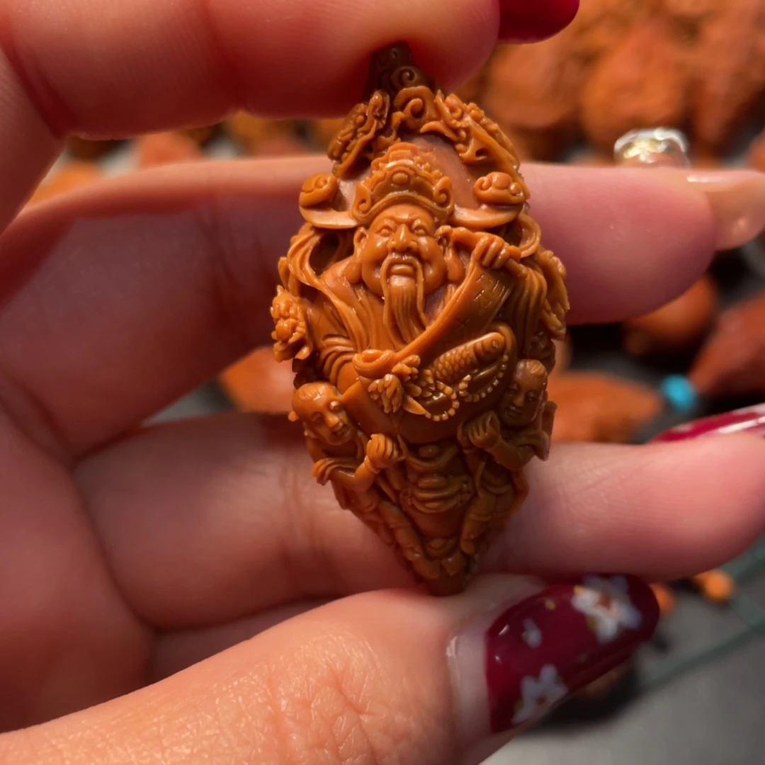 【闪购商品】手串/手链橄榄核九龙财神