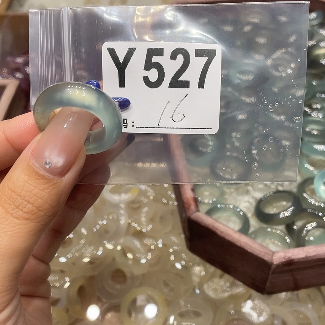 玛瑙/玉髓未镶嵌戒指527