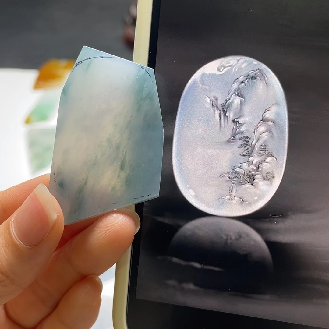 定制翡翠未镶嵌包工