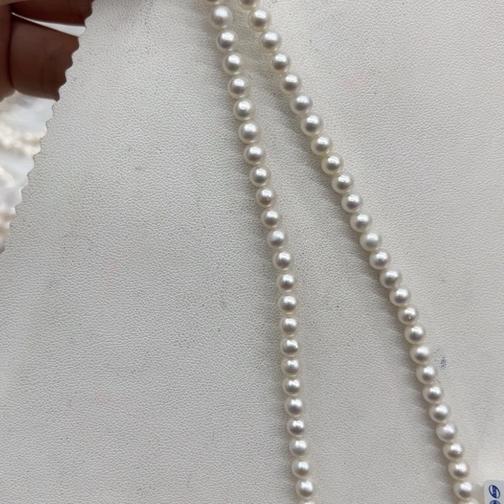 淡水珍珠银S925镶嵌颈饰001273