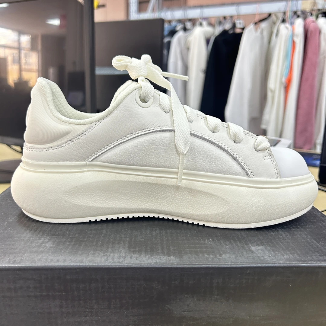 B品以直播展示为准X213李宁女子时尚厚底耐磨低帮休闲鞋AZGU038