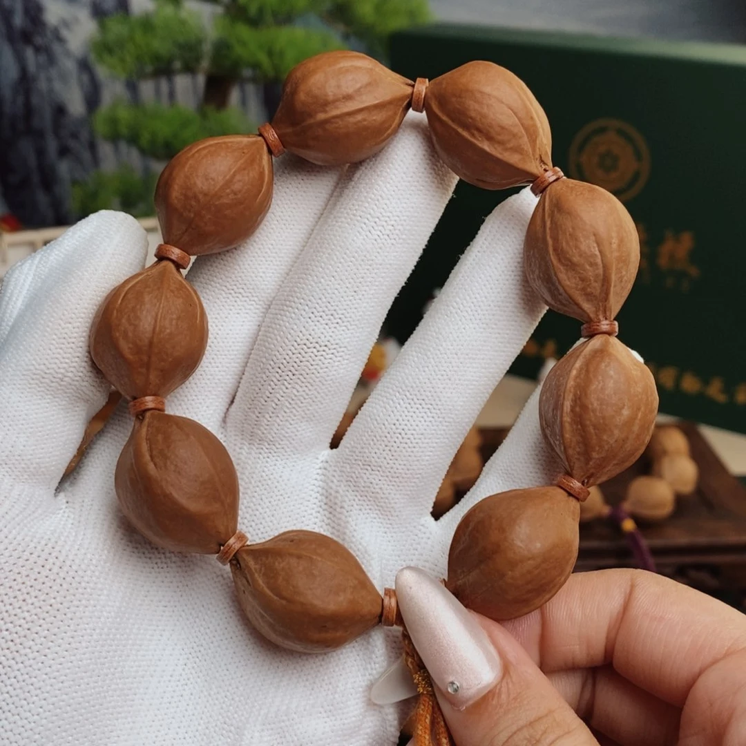 精挑细选19.5/27梅林铁核素串老树籽