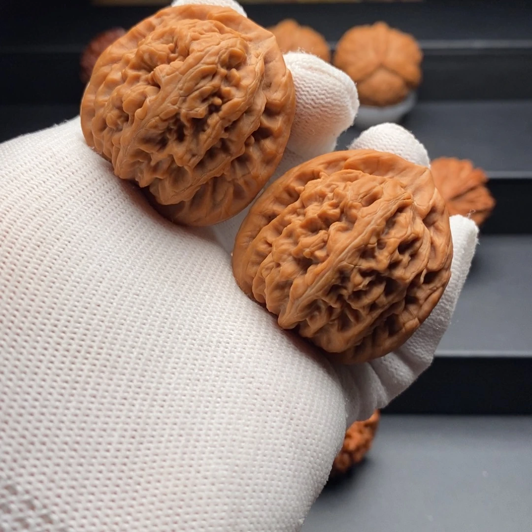 李****把件文玩核桃红锦鲤41