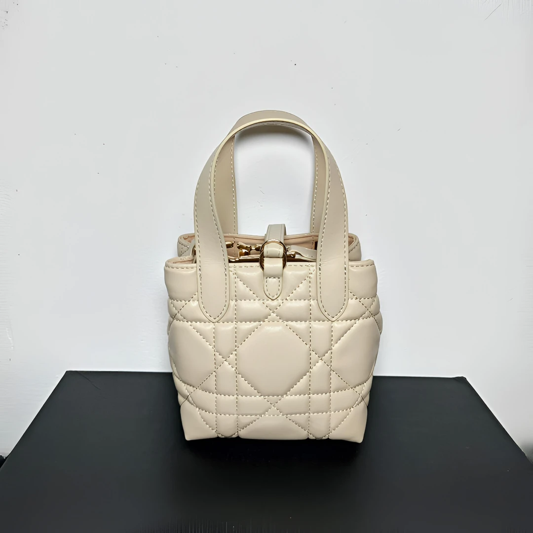 【李老板专属】轻奢定制款水桶包手提女包 D0439杏色（尺寸13*15*12）