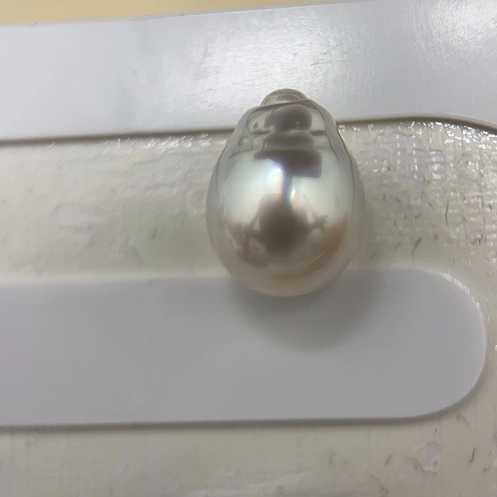 颈饰未镶嵌海水珍珠13-14mm 澳白 水滴H6