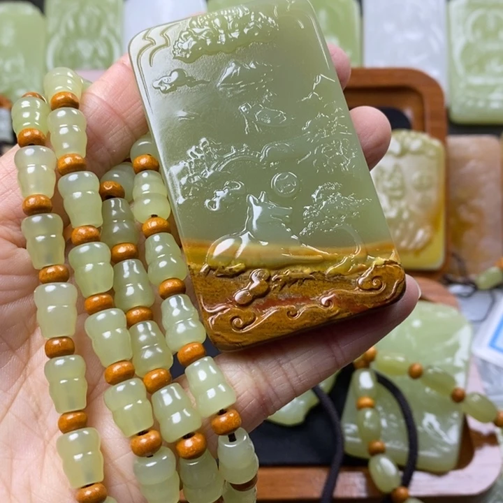 石材昆仑山料一套