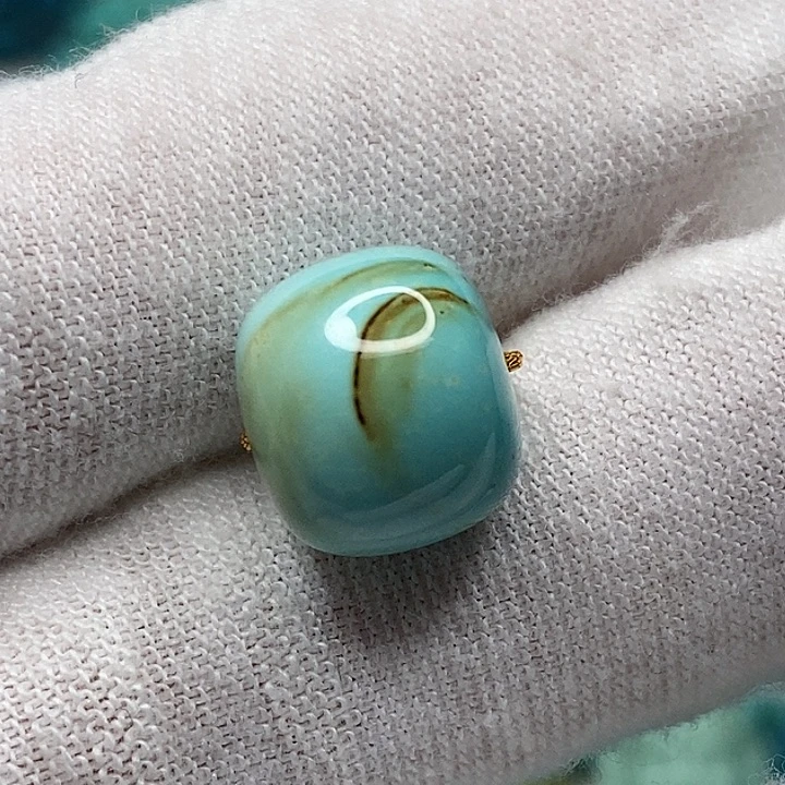 绿松石未镶嵌天然原矿 地大质检