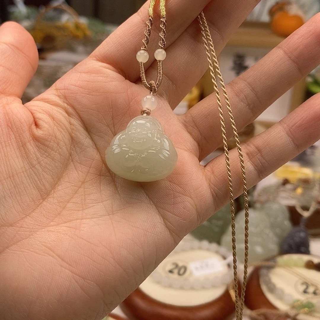 和田玉吊坠(不含链)未镶嵌