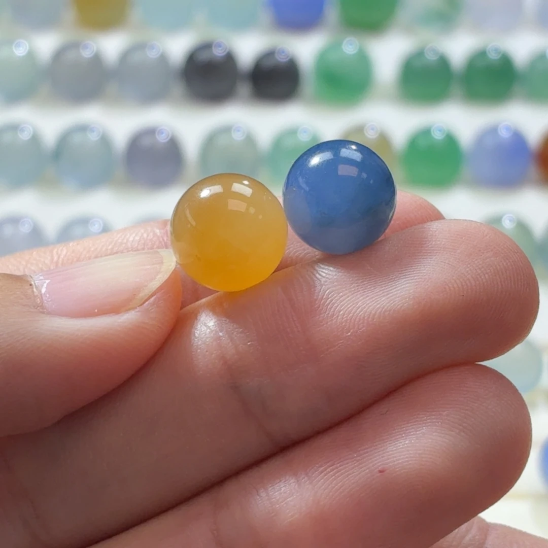 定制翡翠未镶嵌打包一对