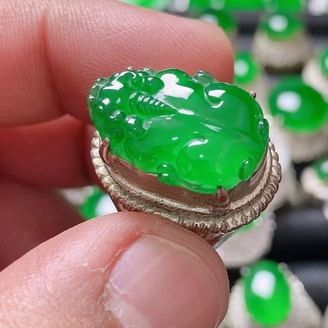 翡翠未镶嵌颈饰