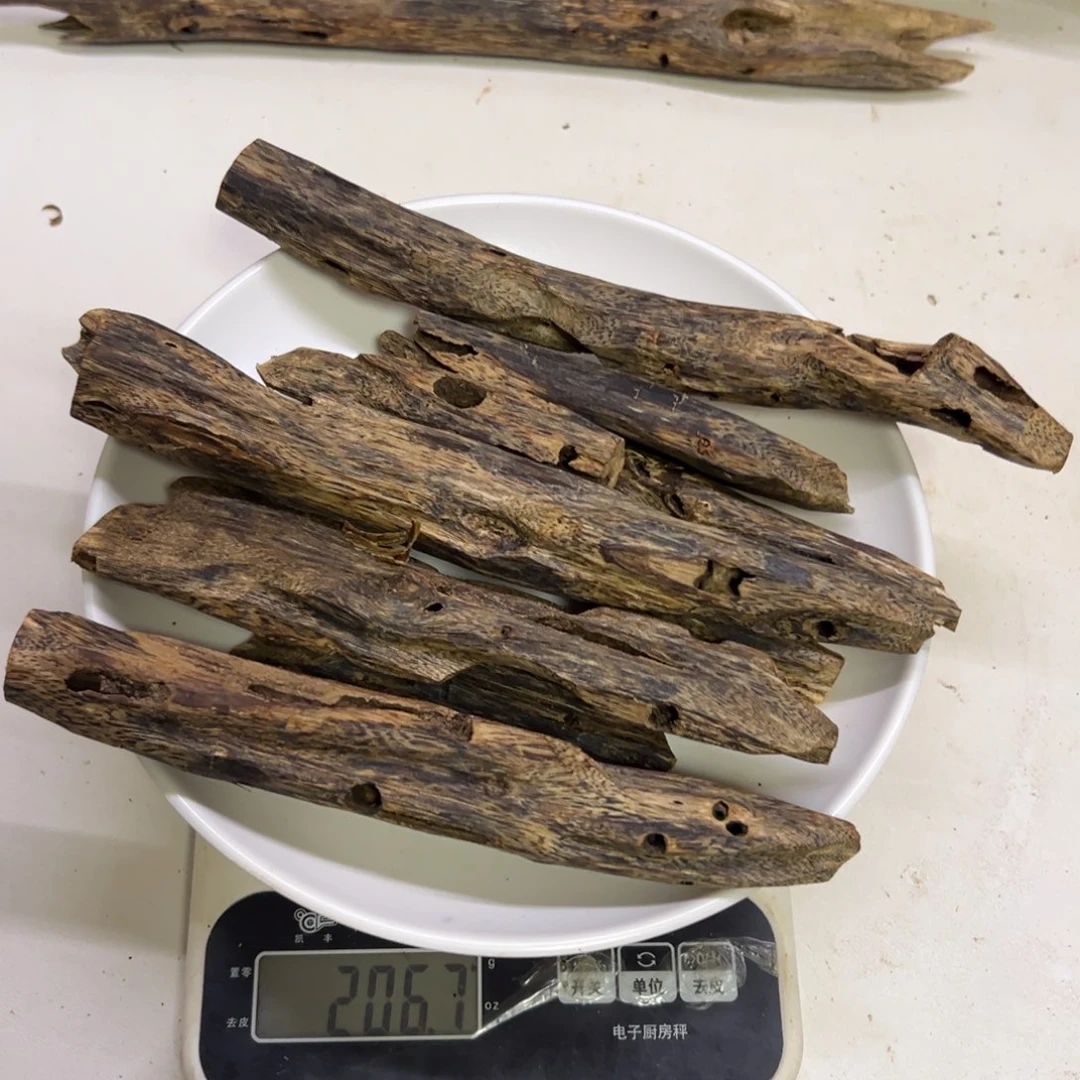 沉香沉香碎屑紫棋虫漏206克