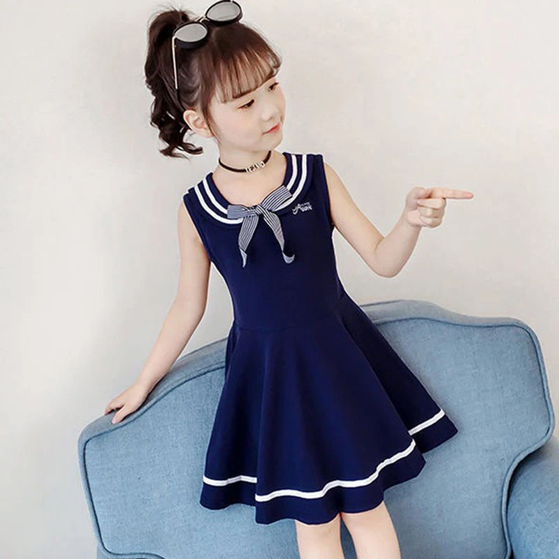 女童夏季连衣裙2025新款韩版网红女童装6岁13岁中大童裙小女孩裙