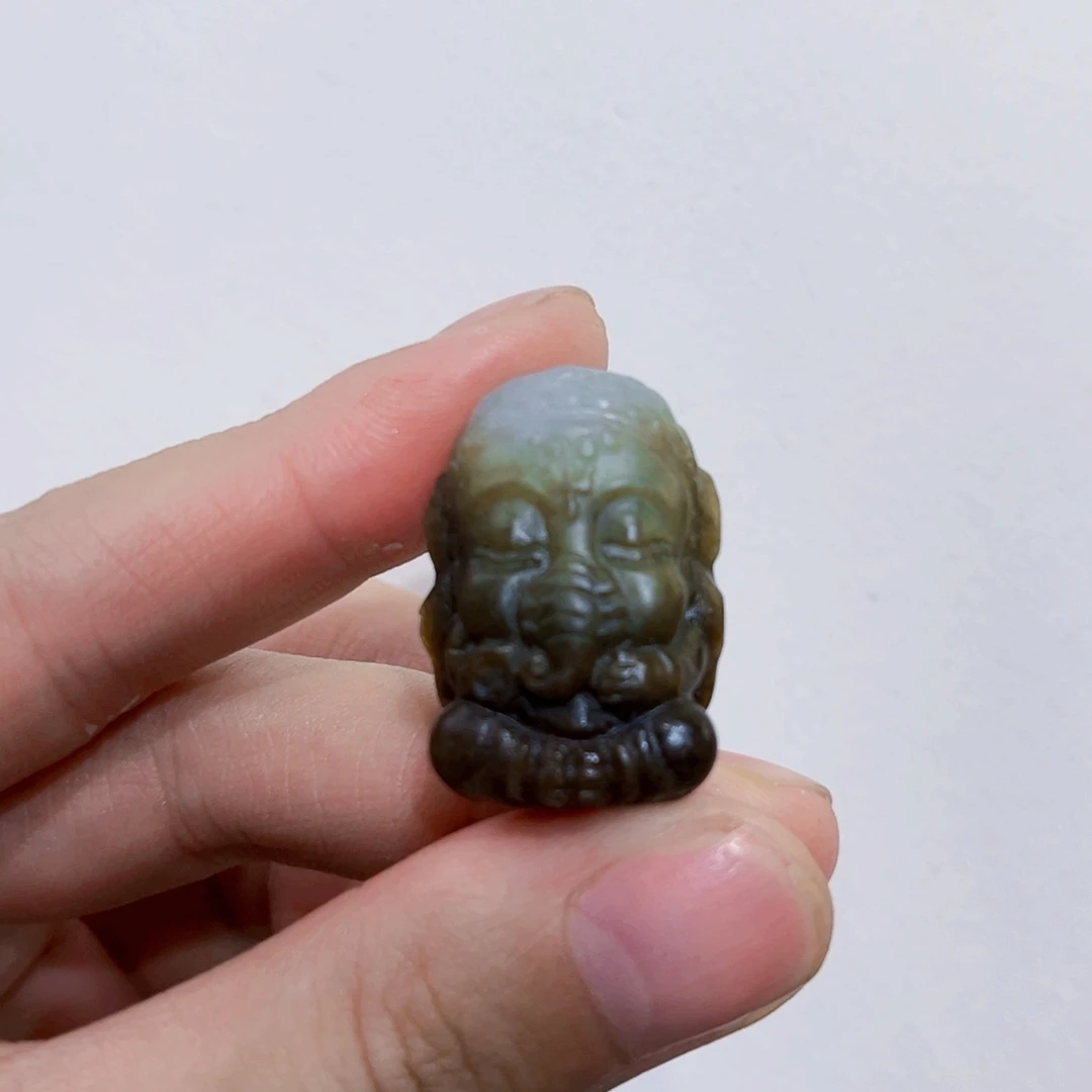 翡翠未镶嵌吊坠(赠链)代编织