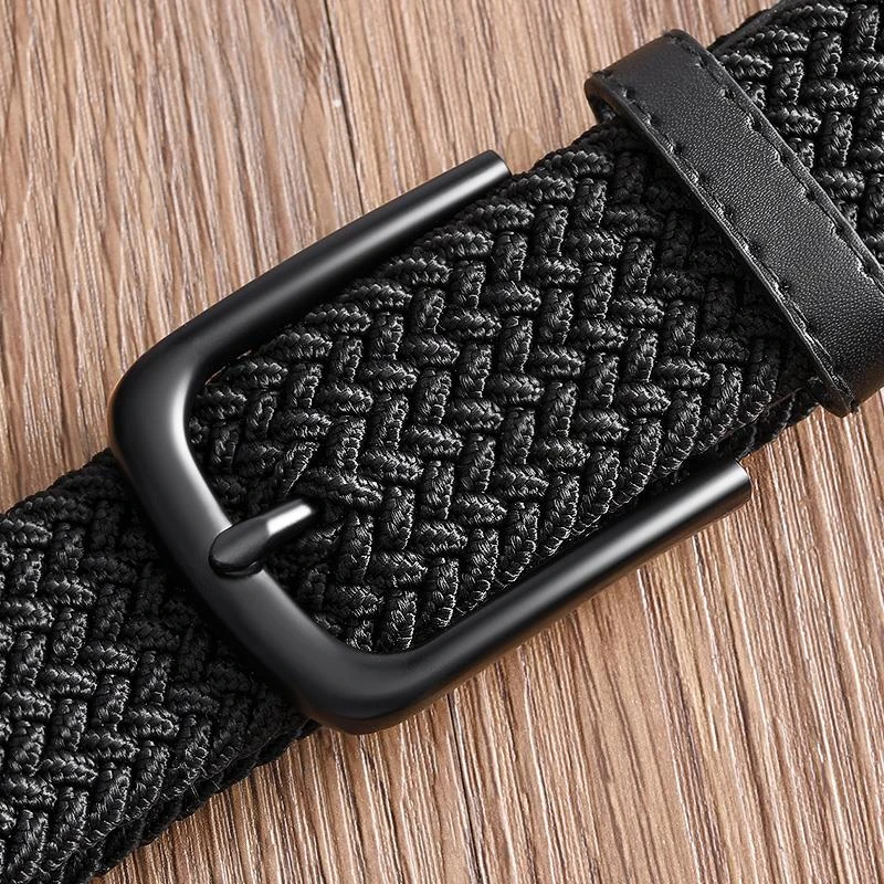 2025新款编织皮带男士裤带女款牛仔裤腰带军训潮ins风年轻人帆布