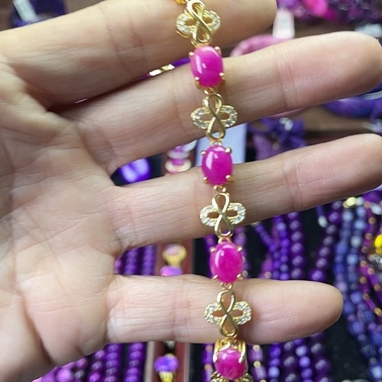 非金属南非老油料粉苏DIY手链s35