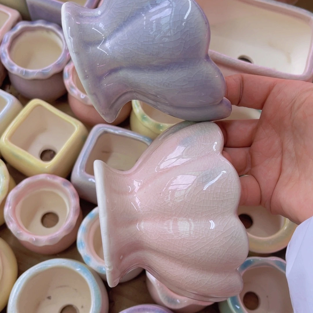 陶瓷花盆当场凑满12包邮