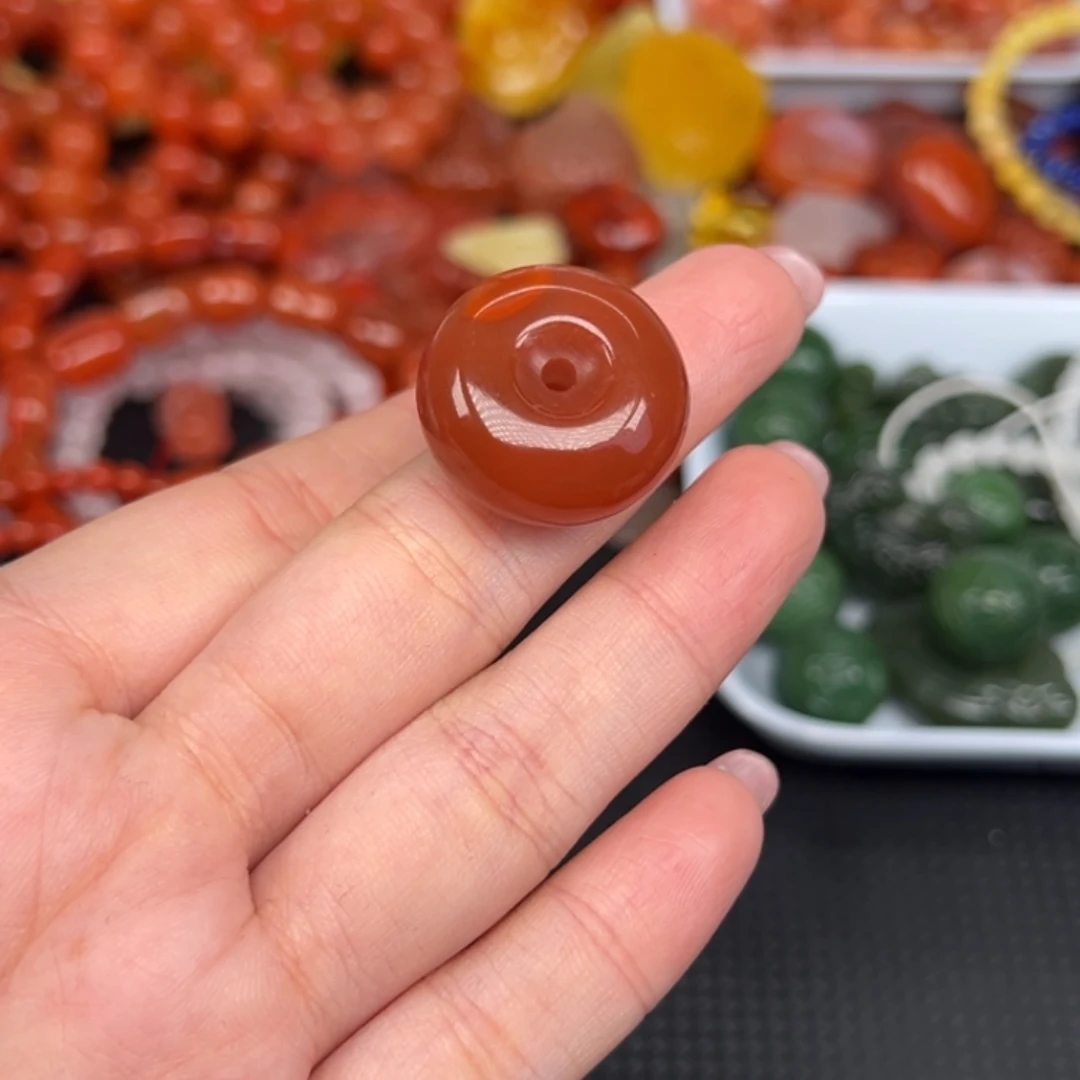 马***m南红玛瑙未镶嵌吊坠(不含链)