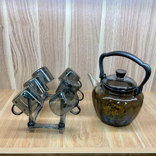 耐热新款加厚耐高温玻璃家用煮茶茶壶提梁泡茶水壶烧水壶