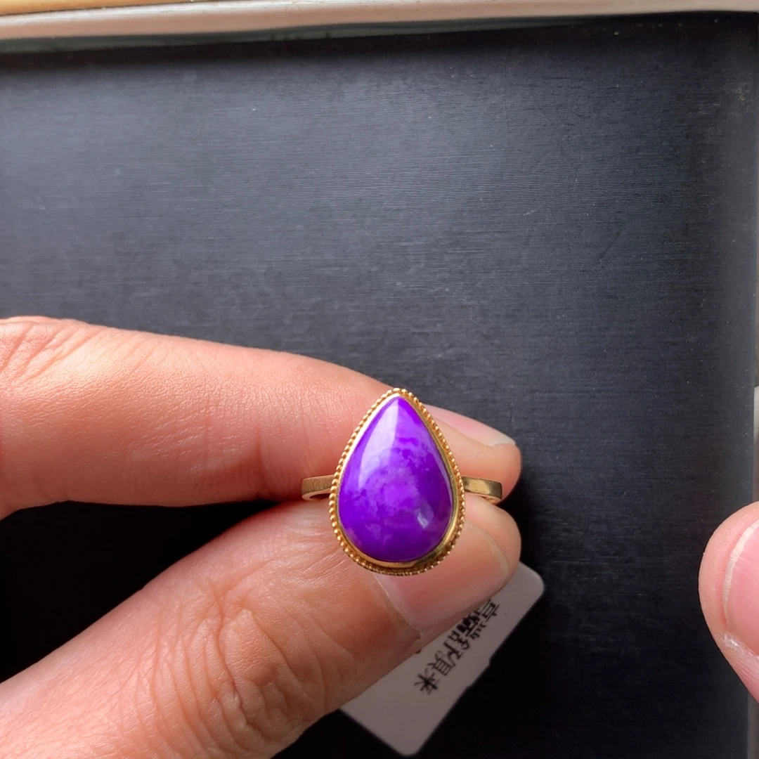 苏纪石（舒俱来）18K金镶嵌戒指