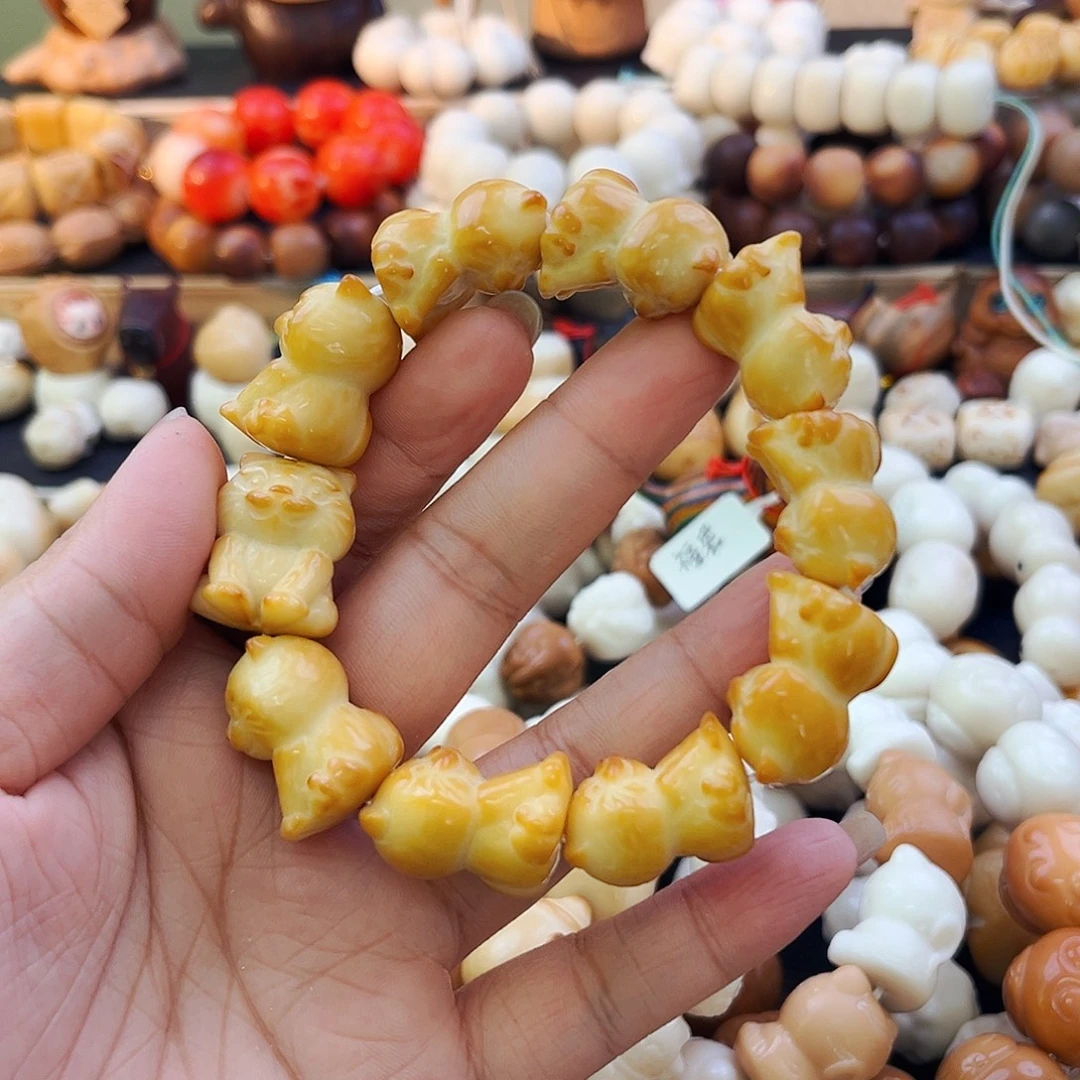 菩提根/象牙果手串炭烤老虎