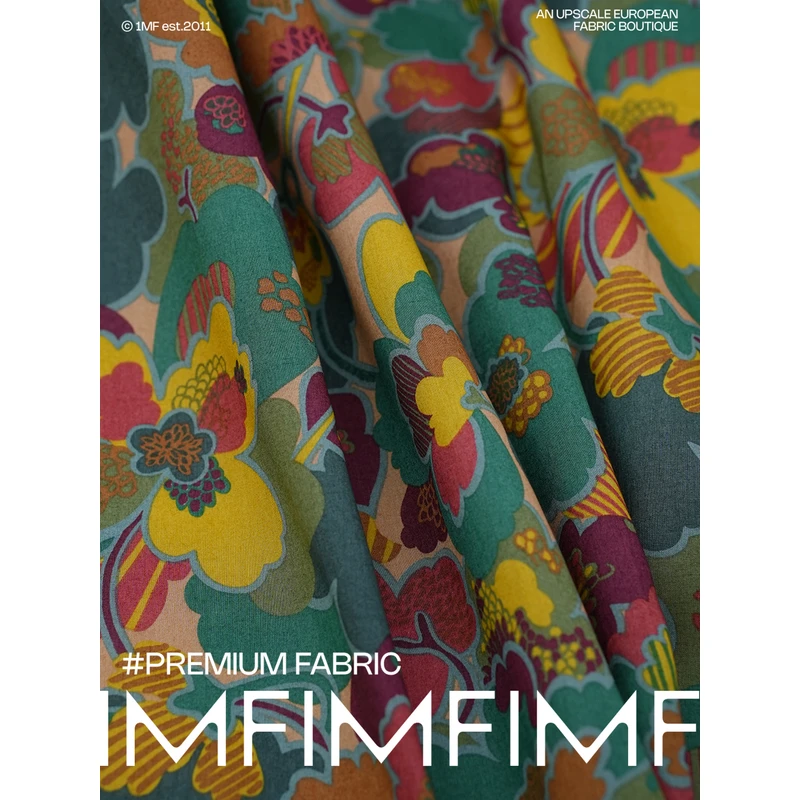 展望之花C 英国品牌LIBERTY tana Lawn长绒棉布 幅宽136CM