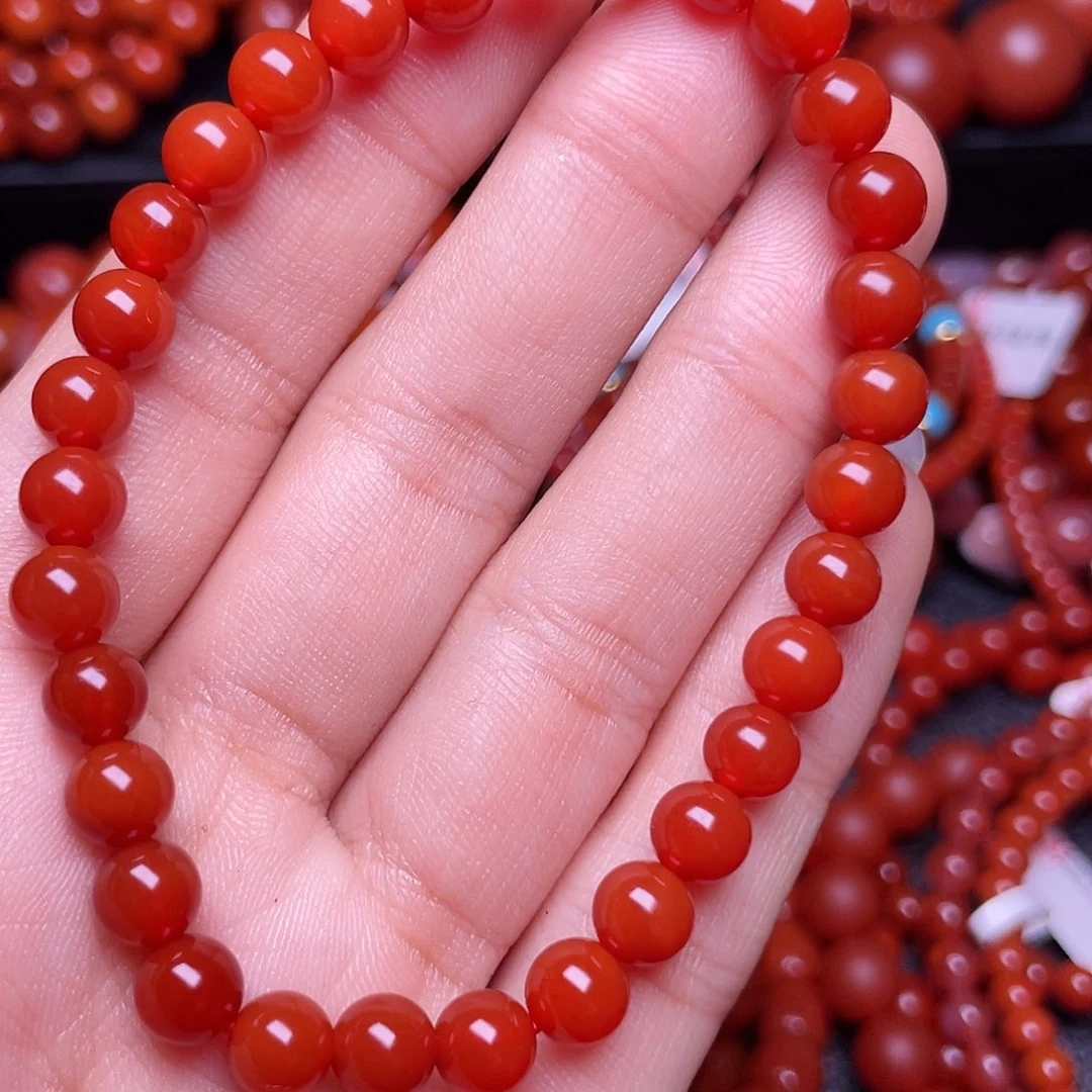 未镶嵌手链南红玛瑙