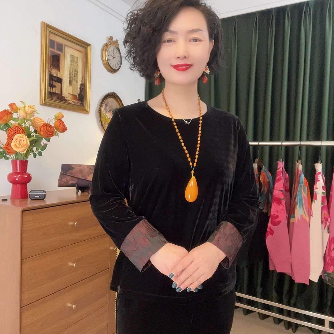 【今熹内搭】3D立体浮雕花型显高级显气质送妈妈送婆婆有大码