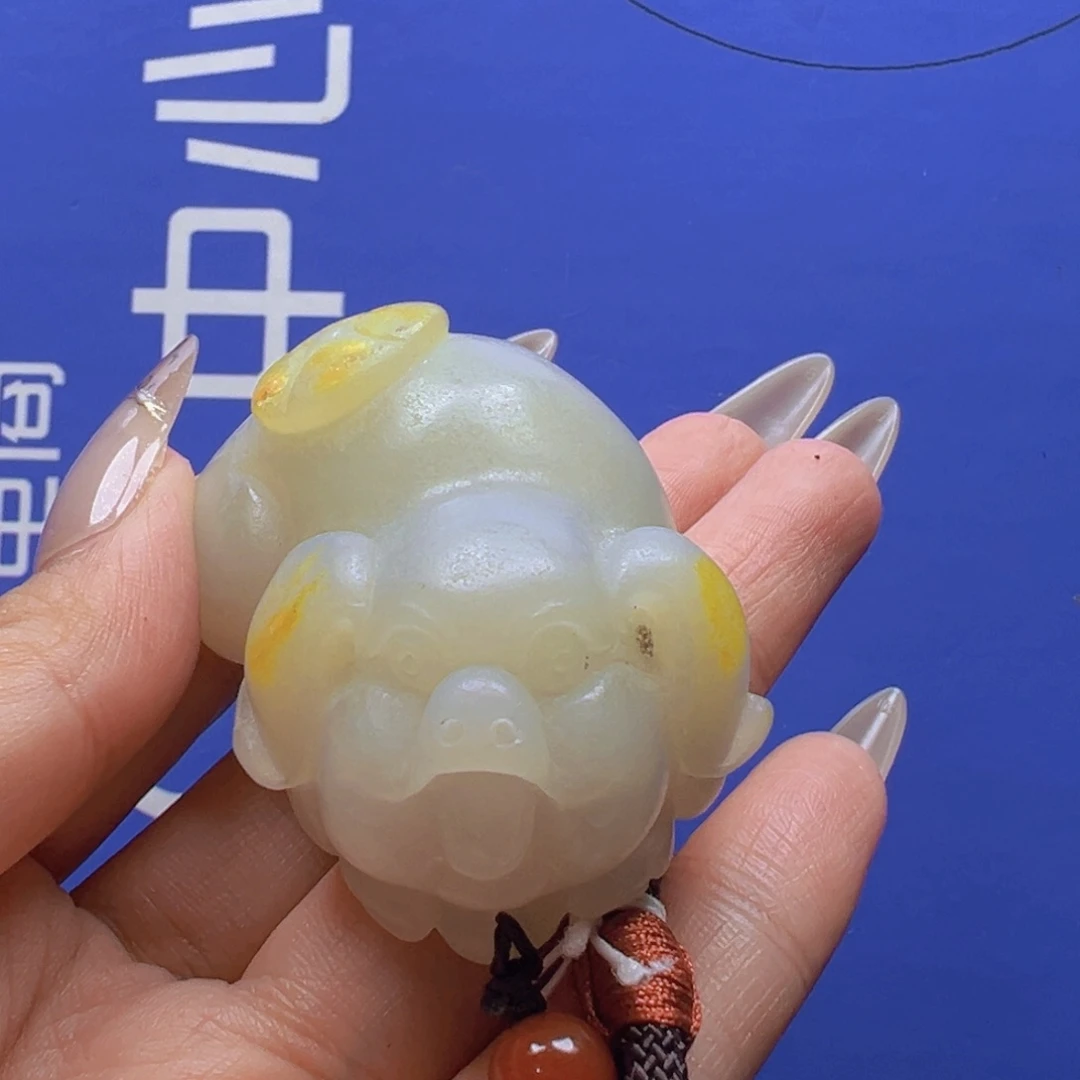 和田玉未镶嵌挂件好*音