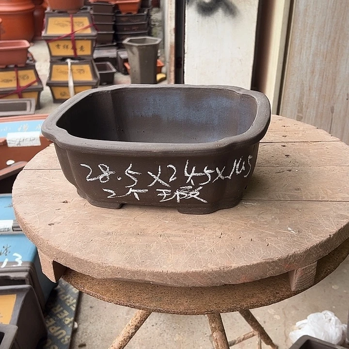 紫砂花盆透气花盆