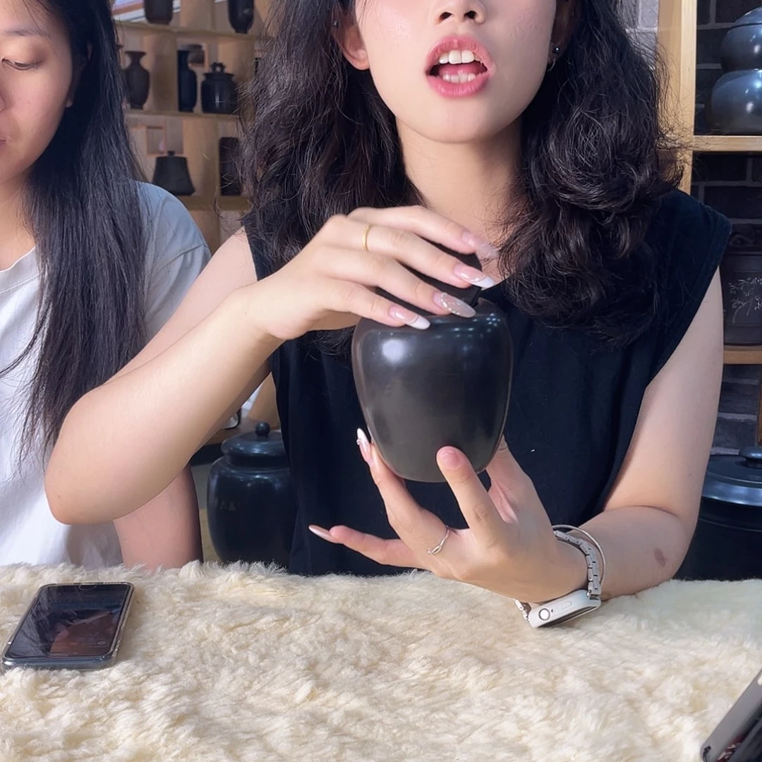 钦州坭兴陶茶叶罐二两装 新粉福利