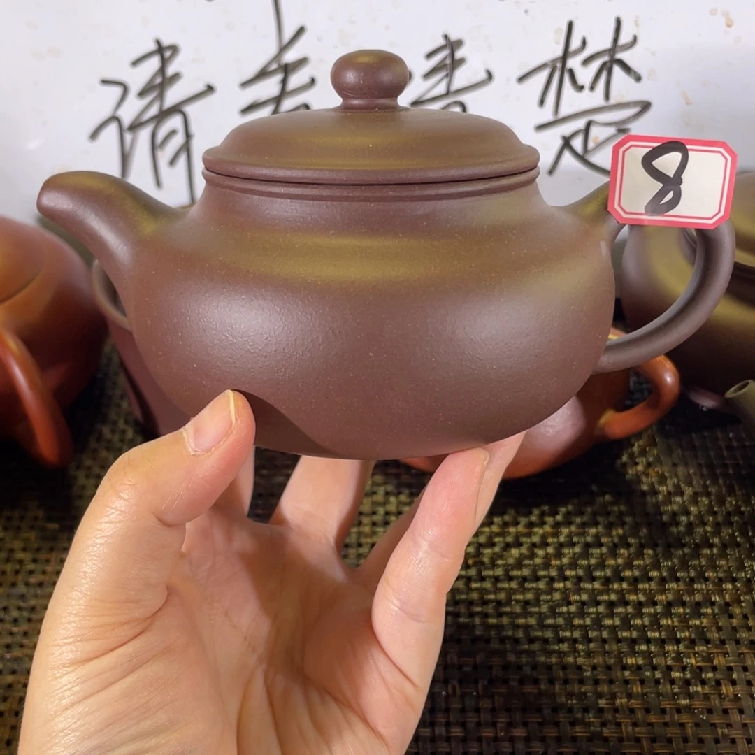 茶壶紫砂仿古微瑕全手