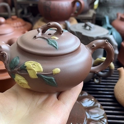 紫砂茶壶泱***?宜兴紫砂