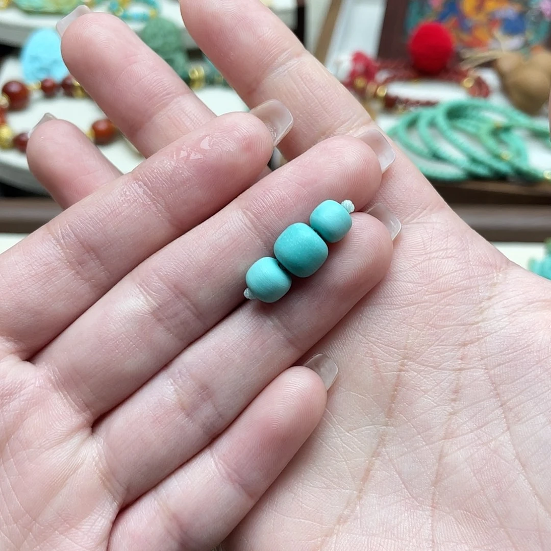 绿松石未镶嵌设计青花瓷