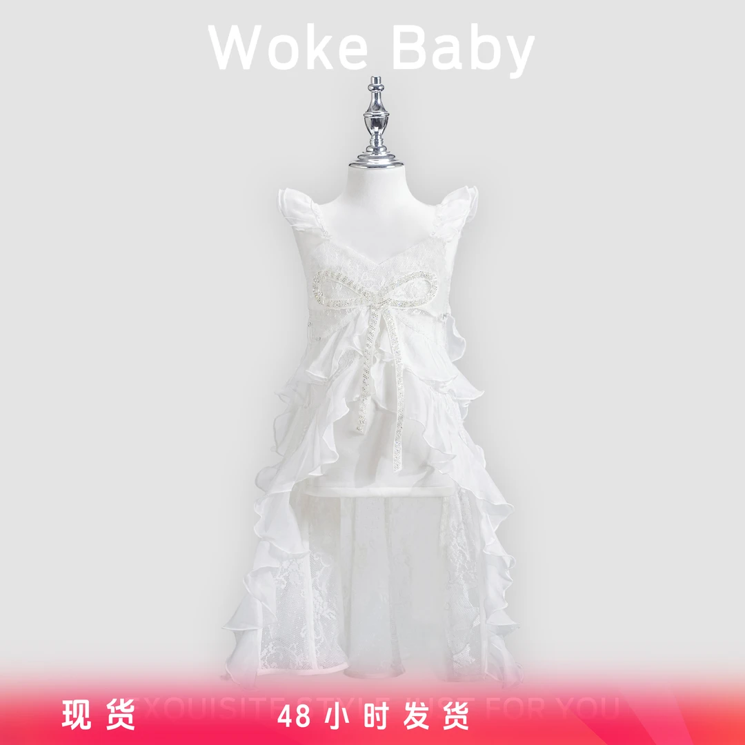 【全新微瑕】【现货】2025女童夏季吊带可爱中大童汉服连衣裙M5567