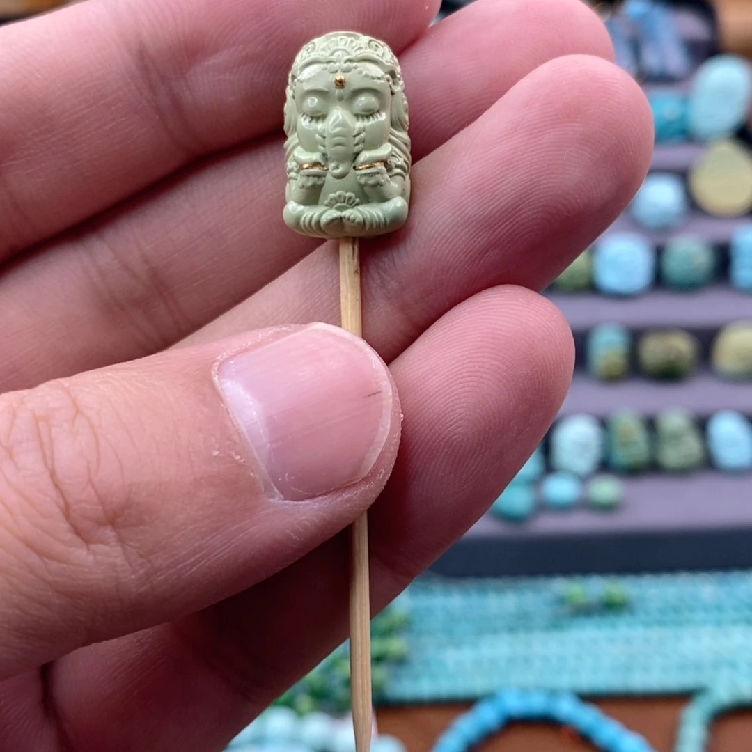 绿松石珠宝奇石未镶嵌