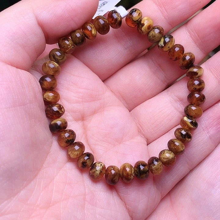 琥珀未镶嵌裸石抚顺琥珀7-302