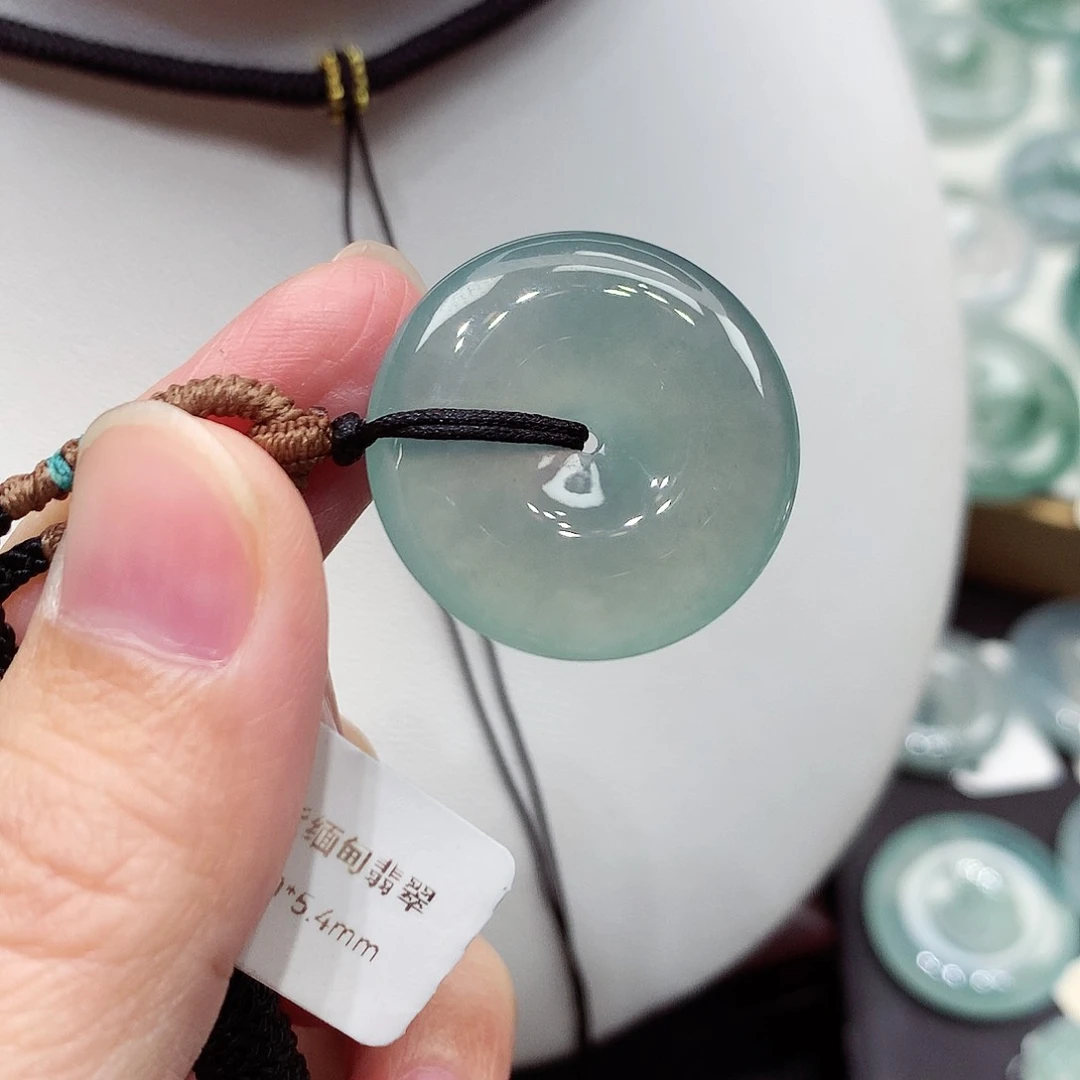 颈饰未镶嵌翡翠编号51，25/5.4