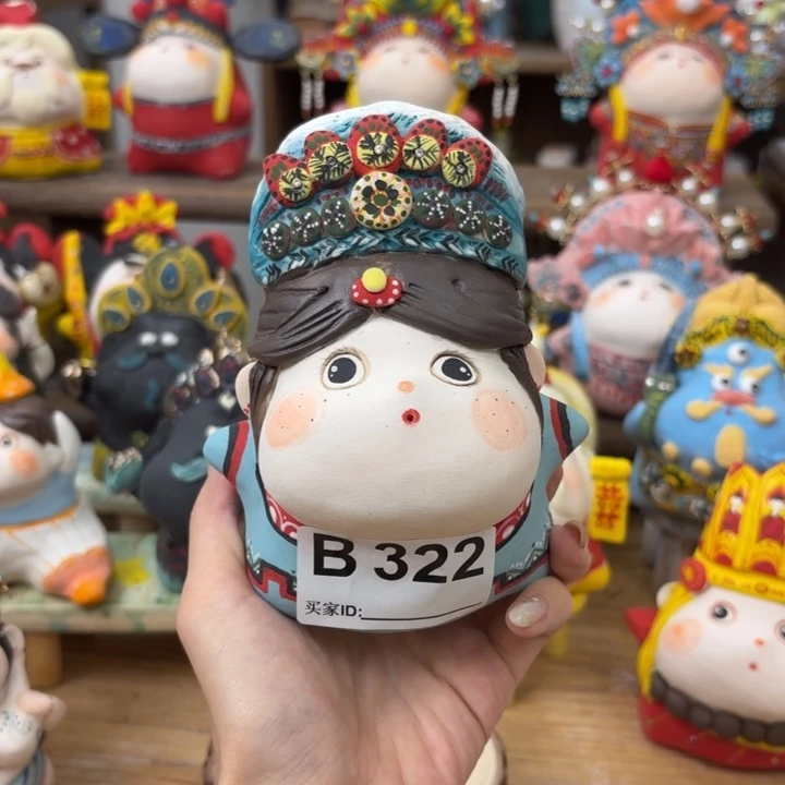屋***味摆件手捏陶艺摆件