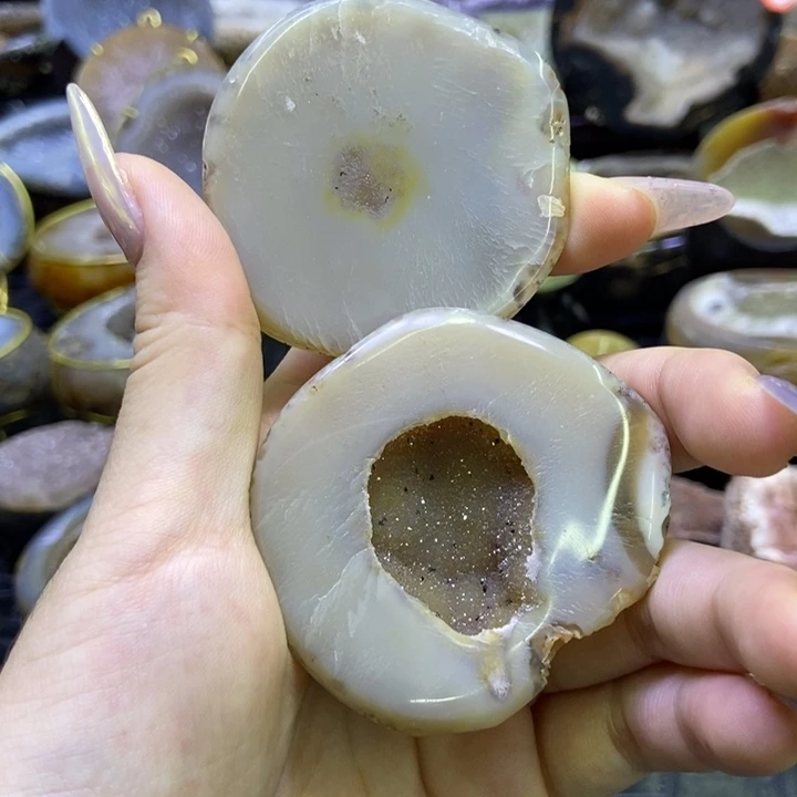未镶嵌珠宝半成品水晶聚宝盆