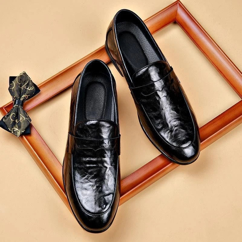 男士年轻款商务正装休闲鞋春季透气薄款男鞋软底乐福鞋C88