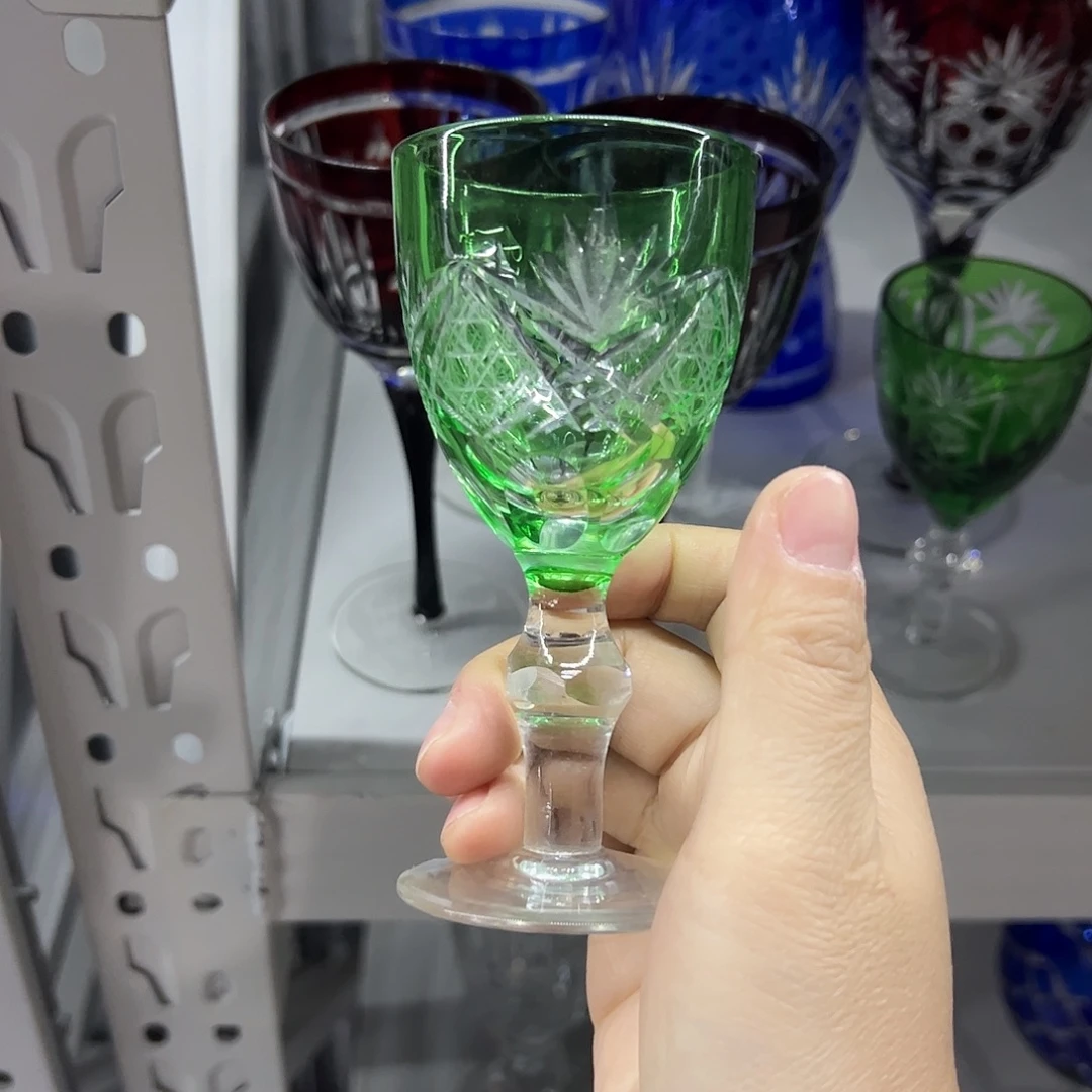 平底款水晶玻璃微瑕一个