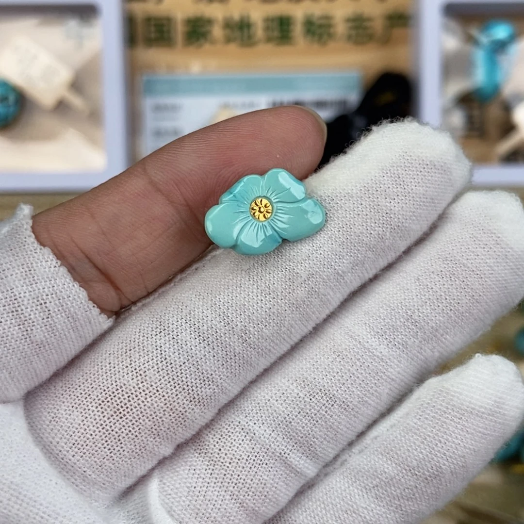 未镶嵌绿松石珠宝奇石